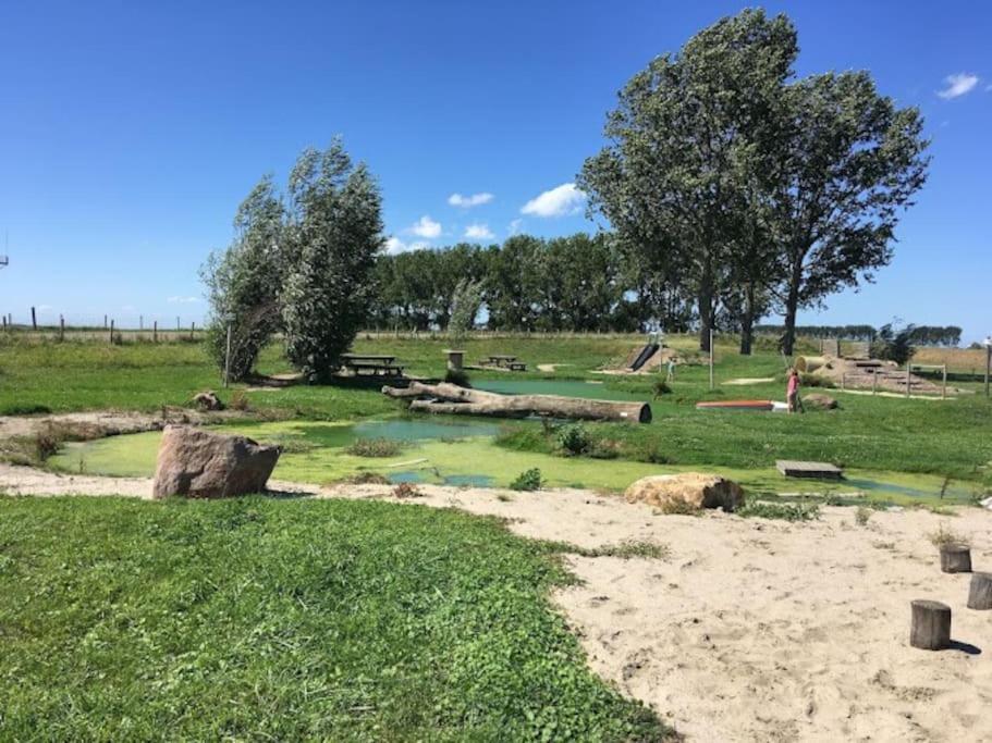 Family Wellness Lodge 4 Personen Zuid-Holland! Ooltgensplaat ภายนอก รูปภาพ